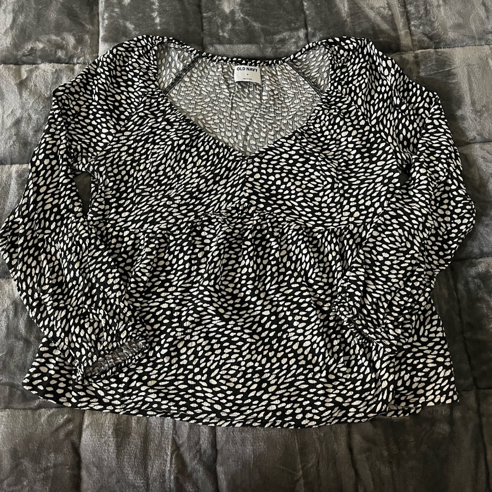 Old navy babydoll blouse